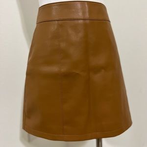 Leather skirt